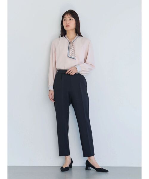 TONAL(トーナル)の「360°ストレッチスリムテーパードパンツ(その他パンツ・レディース・ネイビー/ブラック/オフホワイト・MEDIUM/SMALL/LARGE)」の10枚目の写真