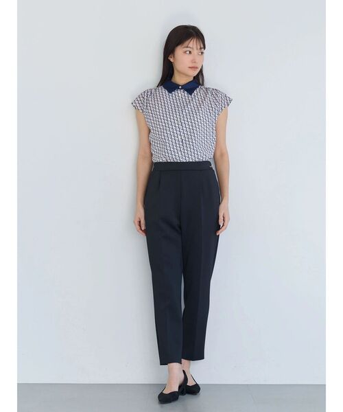 TONAL(トーナル)の「360°ストレッチスリムテーパードパンツ(その他パンツ・レディース・ネイビー/ブラック/オフホワイト・MEDIUM/SMALL/LARGE)」の12枚目の写真