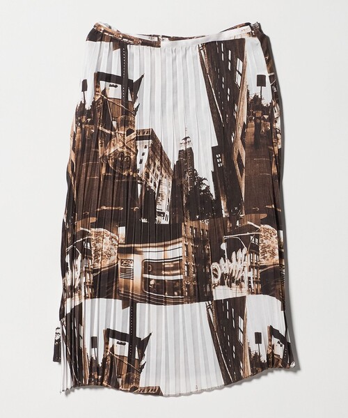 6（ロク）の「＜6(ROKU)＞NYプリント プリーツ ラップスカート（スカート・レディース・その他1・FREE）」の8枚目の写真