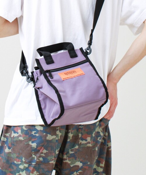 UNIVERSAL OVERALL(ユニバーサルオーバーオール)の「【UNIVERSAL OVERALL】2WAY mini shoulder(ショルダーバッグ・メンズ・レッド/イエロー/ラベンダー/チャコールグレー/オリーブ/ブラック・FREE)」の5枚目の写真