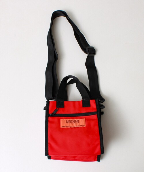 UNIVERSAL OVERALL(ユニバーサルオーバーオール)の「【UNIVERSAL OVERALL】2WAY mini shoulder(ショルダーバッグ・メンズ・レッド/イエロー/ラベンダー/チャコールグレー/オリーブ/ブラック・FREE)」の7枚目の写真