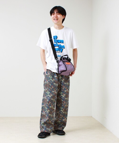 UNIVERSAL OVERALL(ユニバーサルオーバーオール)の「【UNIVERSAL OVERALL】2WAY mini shoulder(ショルダーバッグ・メンズ・レッド/イエロー/ラベンダー/チャコールグレー/オリーブ/ブラック・FREE)」の12枚目の写真