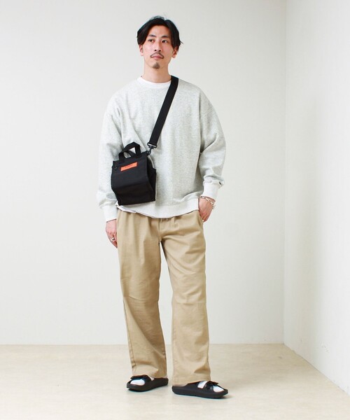 UNIVERSAL OVERALL(ユニバーサルオーバーオール)の「【UNIVERSAL OVERALL】2WAY mini shoulder(ショルダーバッグ・メンズ・レッド/イエロー/ラベンダー/チャコールグレー/オリーブ/ブラック・FREE)」の13枚目の写真
