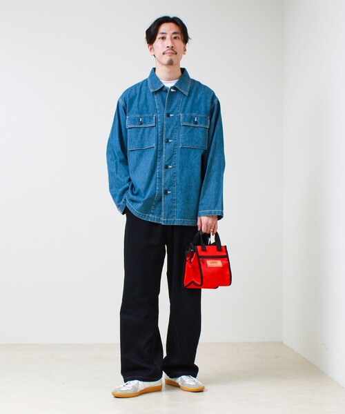 UNIVERSAL OVERALL(ユニバーサルオーバーオール)の「【UNIVERSAL OVERALL】2WAY mini shoulder(ショルダーバッグ・メンズ・レッド/イエロー/ラベンダー/チャコールグレー/オリーブ/ブラック・FREE)」の15枚目の写真