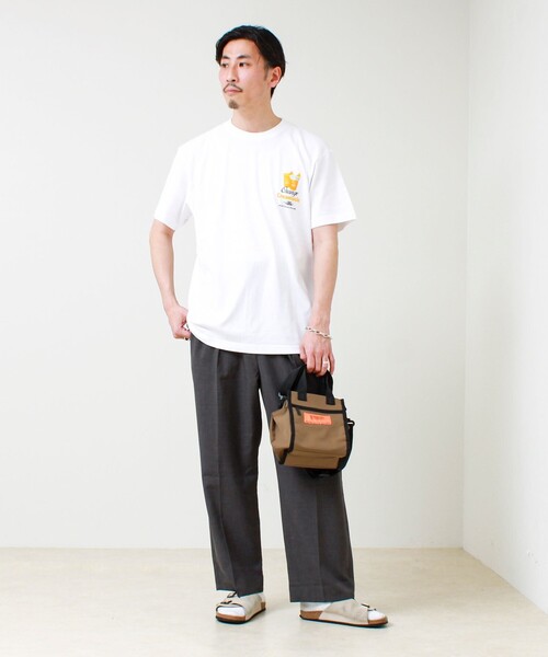 UNIVERSAL OVERALL(ユニバーサルオーバーオール)の「【UNIVERSAL OVERALL】2WAY mini shoulder(ショルダーバッグ・メンズ・レッド/イエロー/ラベンダー/チャコールグレー/オリーブ/ブラック・FREE)」の16枚目の写真