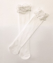 SOROTTO（ソロット）の「レースフリルデザイン　ハイソックス KIDS（ソックス/靴下）」