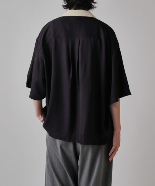 Lui's(ルイス)の「レーヨンボーリングシャツ(シャツ/ブラウス・メンズ・グレー/ネイビー・M/S)」の15枚目の写真
