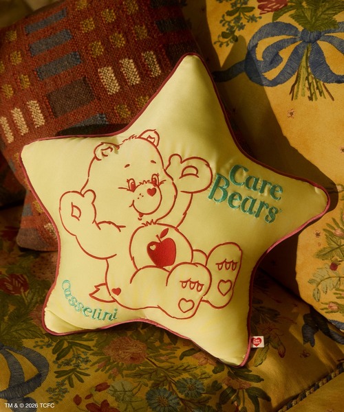 Casselini（キャセリーニ）の「Casselini HOME(キャセリーニ ホーム)【Care Bears[TM]】クッション（クッション/クッションカバー・レディース・ブラウン/ミント/イエロー/ブルー・FREE）」の6枚目の写真