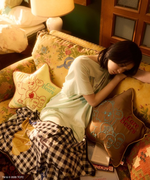 Casselini（キャセリーニ）の「Casselini HOME(キャセリーニ ホーム)【Care Bears[TM]】クッション（クッション/クッションカバー・レディース・ブラウン/ミント/イエロー/ブルー・FREE）」の8枚目の写真