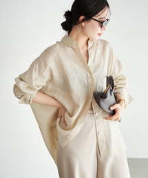 Plage（プラージュ）の「Linen Tent Line シャツ（シャツ/ブラウス）」