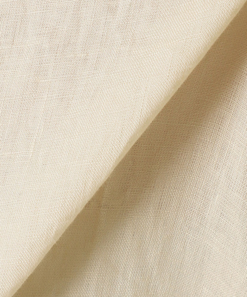 plage（プラージュ）の「Linen Tent Line シャツ（シャツ/ブラウス・レディース・ベージュ/ブルー系その他/ホワイト・FREE）」の6枚目の写真