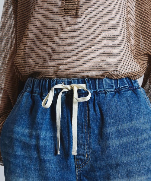 ROSE BUD（ローズバッド）の「HALF DENIM/CHINO PANTS（その他パンツ・レディース・ベージュ/ライトインディゴブルー・ONE SIZE）」の18枚目の写真