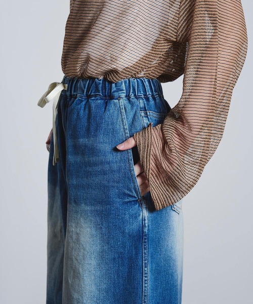 ROSE BUD（ローズバッド）の「HALF DENIM/CHINO PANTS（その他パンツ・レディース・ベージュ/ライトインディゴブルー・ONE SIZE）」の19枚目の写真