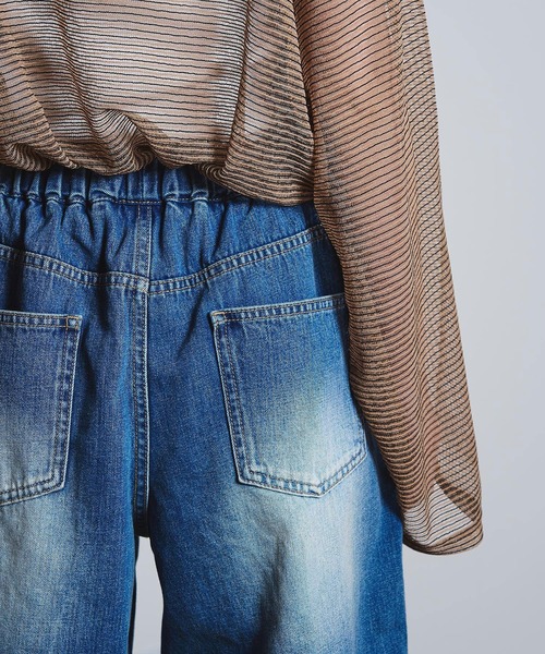 ROSE BUD（ローズバッド）の「HALF DENIM/CHINO PANTS（その他パンツ・レディース・ベージュ/ライトインディゴブルー・ONE SIZE）」の20枚目の写真