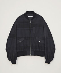 ability（アビリティ）の「VICTIM ヴィクティム / CHECK MA-1 JACKET チェックMA-1ジャケット / VTM-26-O-003（MA-1）」