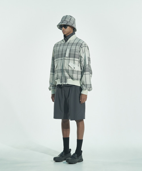 VICTIM(ヴィクティム)の「VICTIM ヴィクティム / CHECK MA-1 JACKET チェックMA-1ジャケット / VTM-26-O-003(MA-1・メンズ・ブラック/ネイビー/ホワイト・1/2)」の18枚目の写真
