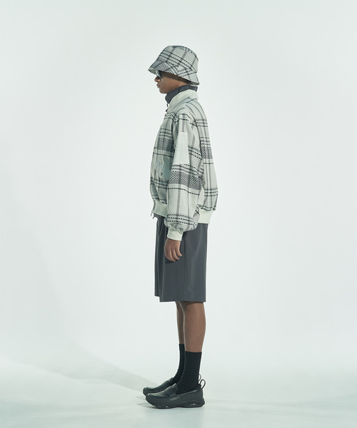 VICTIM(ヴィクティム)の「VICTIM ヴィクティム / CHECK MA-1 JACKET チェックMA-1ジャケット / VTM-26-O-003(MA-1・メンズ・ブラック/ネイビー/ホワイト・1/2)」の19枚目の写真