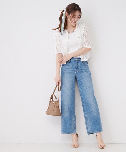 COUP DE CHANCE(クードシャンス)の「【デニムパンツ】Healthy Denim/ Pink Pepper Midrise(ピンクペッパー ミッドライズ)(デニムパンツ・レディース・ネイビー/ライトブルー・38/36/34/40)」の5枚目の写真