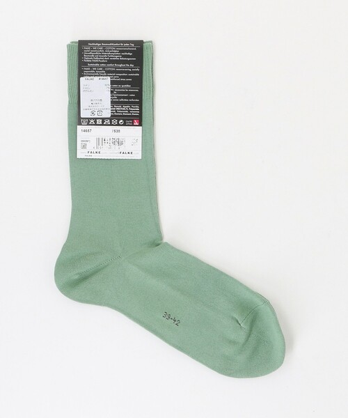 FALKE（ファルケ）の「＜FALKE＞FAMILY SOCKS/ソックス（ソックス/靴下・メンズ・ロイヤルブルー/ライム/ライトブルー/オリーブ/レッド/ネイビー/ダークブラウン/ライトグレー・39/42）」の5枚目の写真