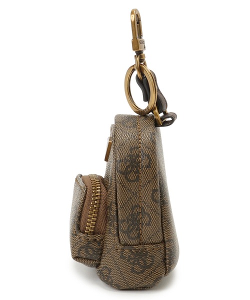 Guess（ゲス）の「MILANO Bag Charm キーリング キーホルダー（キーホルダー・メンズ・ブラウン/グレー・ONE SIZE）」の5枚目の写真