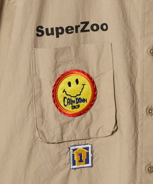 UNITED ARROWS & SONS(ユナイテッドアローズアンドサンズ)の「<SWJP> SuperZoo BOY SCOUT SHIRT/シャツ(シャツ/ブラウス・メンズ・ベージュ・FREE)」の6枚目の写真