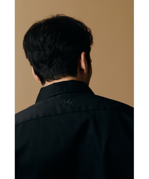 AZUL by moussy(アズールバイマウジー)の「【Dickies×AZUL】半袖ワークシャツ(シャツ/ブラウス・メンズ・ブラック/ベージュ・MEDIUM/LARGE/X-LARGE)」の18枚目の写真
