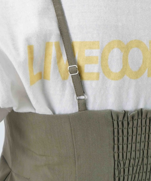 LUCA/LADY LUCK LUCA(ルカ/レディラックルカ)の「LC/LLL フロントファスナーキャミ/キャミソール/ビスチェ(シャツ/ブラウス・レディース・ブラック/カーキ・FREE)」の21枚目の写真