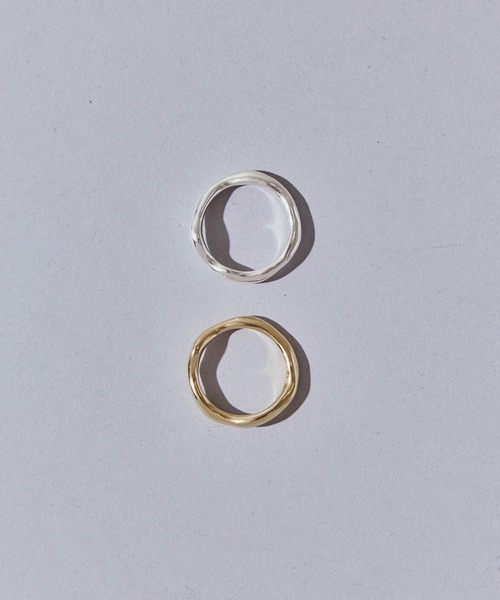 TEN.（テン）の「[TEN./テン]SILVER925リップルリング（リング・レディース・シルバー・#9/#11）」の2枚目の写真