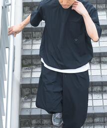 ITEMS URBANRESEARCH（アイテムズ アーバンリサーチ）の「『接触冷感/撥水/イージーケア/UVカット』タスランナイロンクルーネックドロストTシャツ（Tシャツ/カットソー）」