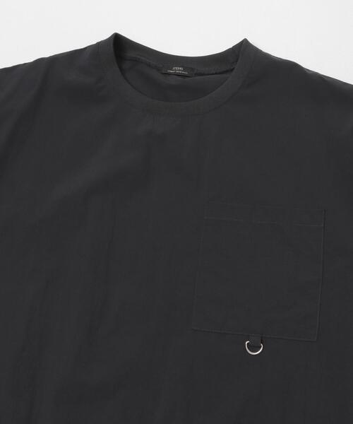 ITEMS URBANRESEARCH(アイテムズ アーバンリサーチ)の「『接触冷感/撥水/イージーケア/UVカット』タスランナイロンクルーネックドロストTシャツ(Tシャツ/カットソー・メンズ・ベージュ系その他/チャコールグレー/ブラック・MEDIUM/LARGE)」の20枚目の写真