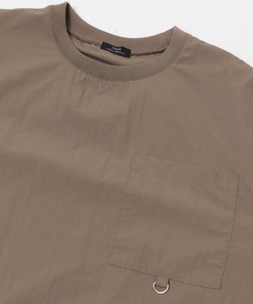 ITEMS URBANRESEARCH(アイテムズ アーバンリサーチ)の「『接触冷感/撥水/イージーケア/UVカット』タスランナイロンクルーネックドロストTシャツ(Tシャツ/カットソー・メンズ・ベージュ系その他/チャコールグレー/ブラック・MEDIUM/LARGE)」の12枚目の写真