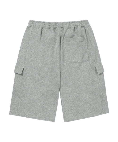 DRAW FIT（ドローフィット）の「ミニマルカーゴスウェットバミューダパンツ [M.GREY]（その他パンツ・メンズ・その他・MEDIUM/LARGE/X-LARGE）」の5枚目の写真
