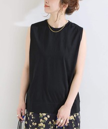 【WEB+一部店舗限定】接触冷感 / コンパクト天竺ノースリーブTシャツ
