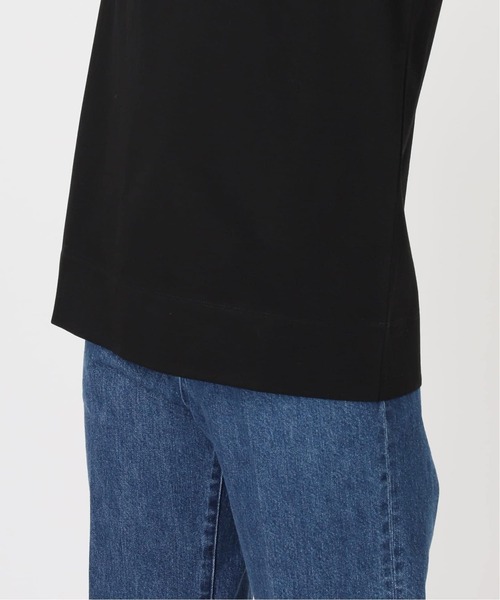 B.C STOCK(ベーセーストック)の「【WEB+一部店舗限定】接触冷感 / コンパクト天竺ノースリーブTシャツ(Tシャツ/カットソー・レディース・サックスブルー/カーキ/ブラック/ホワイト・FREE)」の12枚目の写真