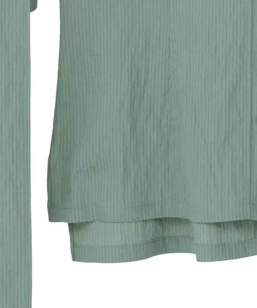 Tiara（ティアラ）の「リボンスリーブブラウス（シャツ/ブラウス・レディース・グリーン/アイボリー・FREE）」の9枚目の写真