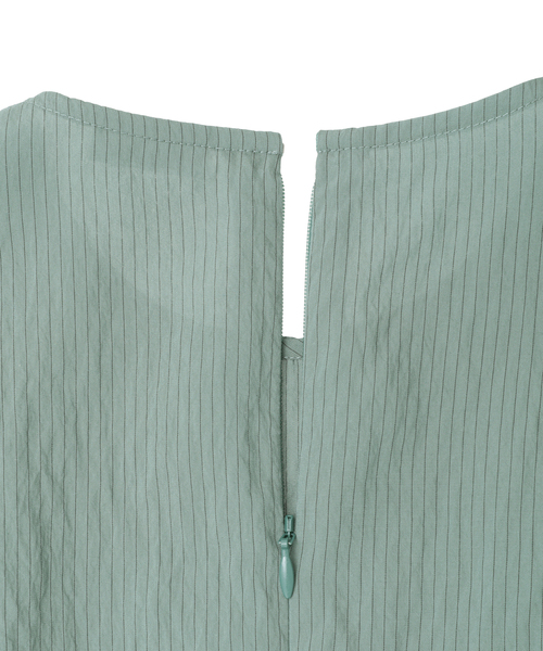 Tiara（ティアラ）の「リボンスリーブブラウス（シャツ/ブラウス・レディース・グリーン/アイボリー・FREE）」の10枚目の写真