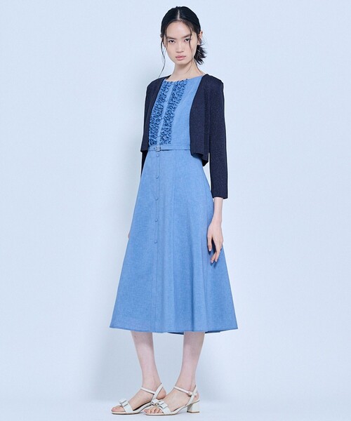 TOCCA(トッカ)の「AIRLY WINGS BOLERO ボレロ(カーディガン/ボレロ・レディース・ピンク系/ネイビー系/アイボリー系/シルバー系・SMALL/MEDIUM)」の16枚目の写真