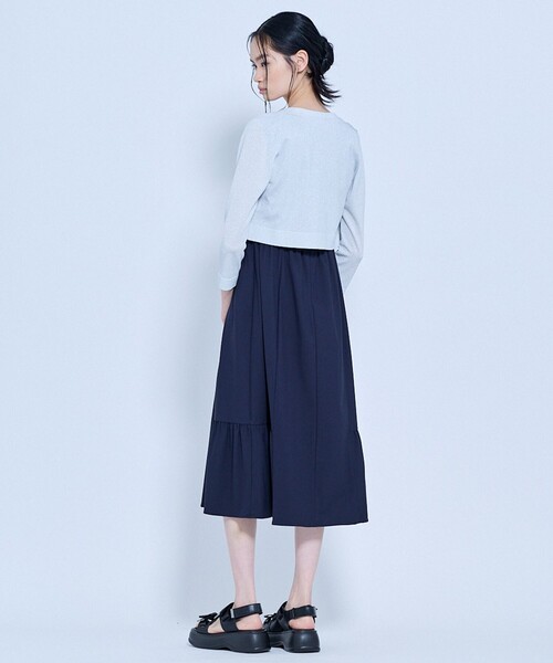 TOCCA(トッカ)の「AIRLY WINGS BOLERO ボレロ(カーディガン/ボレロ・レディース・ピンク系/ネイビー系/アイボリー系/シルバー系・SMALL/MEDIUM)」の6枚目の写真