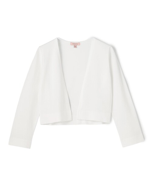 TOCCA(トッカ)の「AIRLY WINGS BOLERO ボレロ(カーディガン/ボレロ・レディース・ピンク系/ネイビー系/アイボリー系/シルバー系・SMALL/MEDIUM)」の7枚目の写真