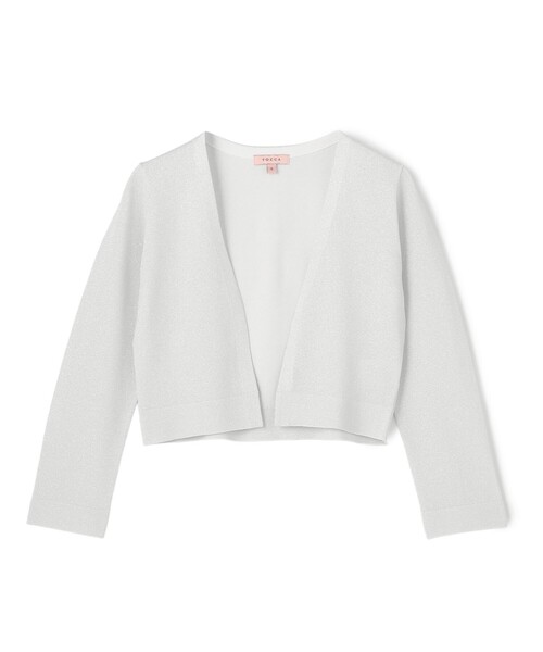 TOCCA(トッカ)の「AIRLY WINGS BOLERO ボレロ(カーディガン/ボレロ・レディース・ピンク系/ネイビー系/アイボリー系/シルバー系・SMALL/MEDIUM)」の9枚目の写真