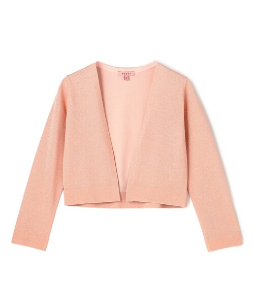 TOCCA(トッカ)の「AIRLY WINGS BOLERO ボレロ(カーディガン/ボレロ・レディース・ピンク系/ネイビー系/アイボリー系/シルバー系・SMALL/MEDIUM)」の10枚目の写真