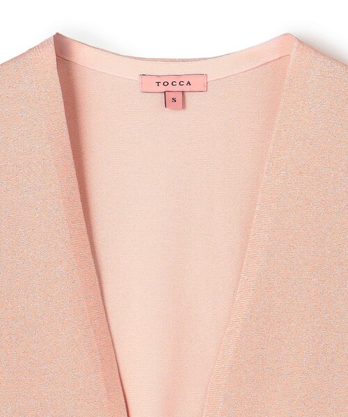 TOCCA(トッカ)の「AIRLY WINGS BOLERO ボレロ(カーディガン/ボレロ・レディース・ピンク系/ネイビー系/アイボリー系/シルバー系・SMALL/MEDIUM)」の12枚目の写真