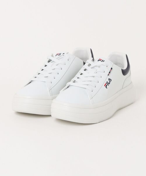 FILA(フィラ)の「【FILA】Aurelia(スニーカー・レディース・ホワイト×ネイビー・22.5cm/23.0cm/23.5cm/24.0cm/24.5cm/25.0cm)」の1枚目の写真