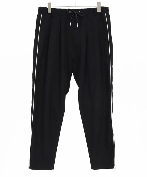 CAMBIO(カンビオ)の「mp14962- Side Piping Line Tapered Ankle Slacks スラックスパンツ(S68626cmb)(スラックス・メンズ・チャコールグレー/ブラック・L/M/S)」の3枚目の写真