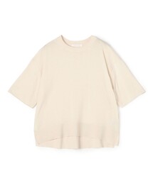 クレープコットン クルーネックプルオーバー