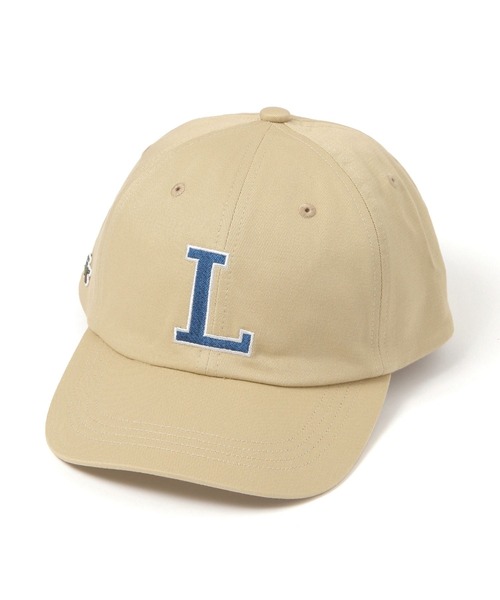 LACOSTE（ラコステ）の「【LACOSTE(ラコステ)】L CAP（キャップ・メンズ・ベージュ/ブラック・FREE）」の2枚目の写真