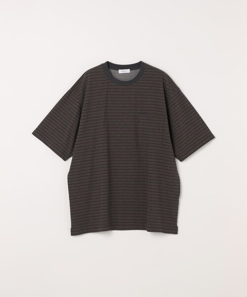 SHIPS any(シップス エニィ)の「SHIPS any:〈接触冷感〉マルチ ボーダー ポケット Tシャツ◇(Tシャツ/カットソー・メンズ・ブラウン/オリーブ/チャコールグレー/グレー・X-LARGE/LARGE/MEDIUM/SMALL)」の16枚目の写真