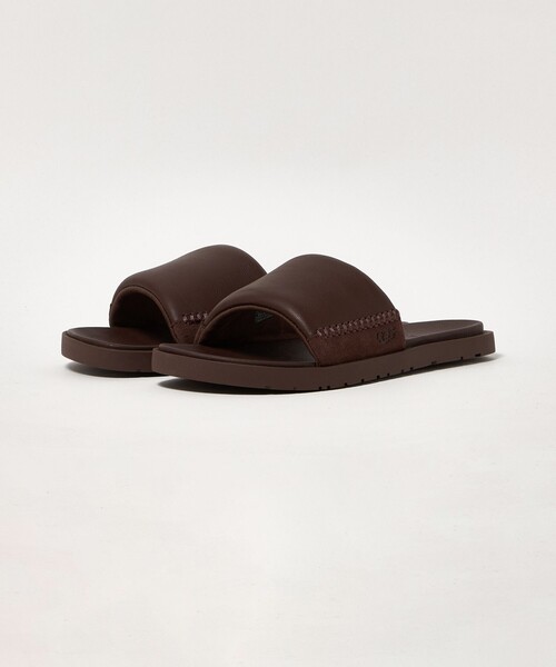 UGG(アグ)の「<UGG>シーサイド 2 スライド サンダル(サンダル・メンズ・ブラック/ダークブラウン・9/10/8)」の6枚目の写真