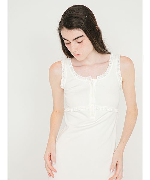 SORIN(ソリン )の「Lace Decorated Cut Dress/レースデコレート カットドレス(ワンピース・レディース・ブラック/グレー/オフホワイト・38/36)」の15枚目の写真