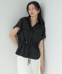 GALLEST | Comfy SET UP|サファリシャツ【セットアップ対応/通勤/カセット服/接触冷感/UVカット】(シャツ/ブラウス)
